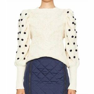 Marie Oliver Bridget Sweater Bauble Puff Balloon Sleeve